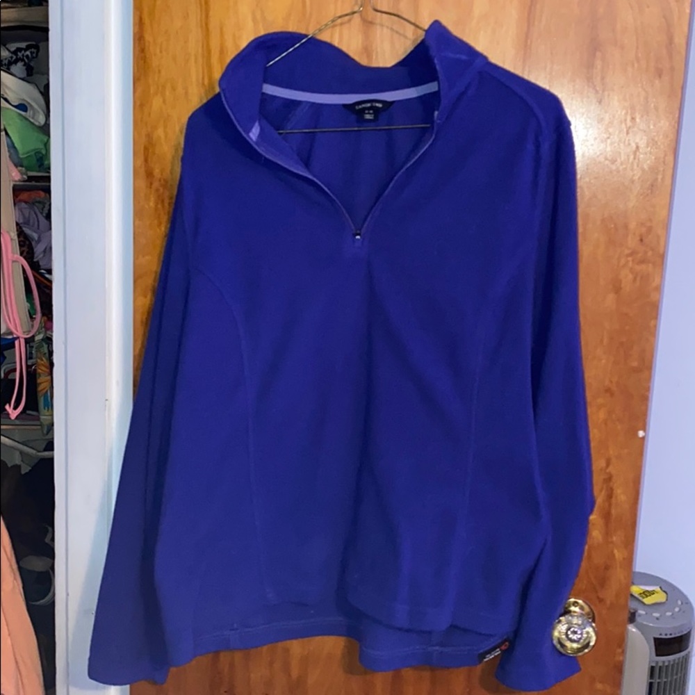 Lands end pullover quarter zip